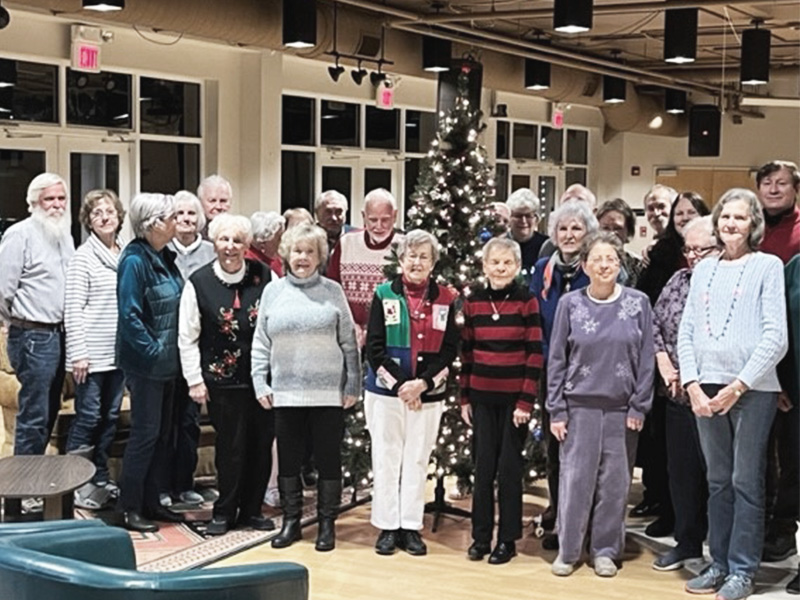 senior adult christmas party